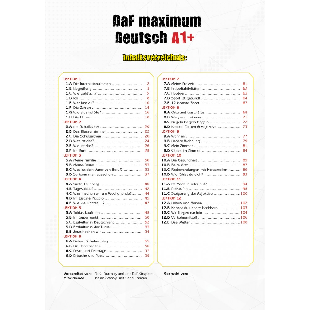 Maxdil - DaF Gruppe - Anasayfa