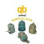 qoolbag Kamuflaj Okul Sırt Çantası - Bej