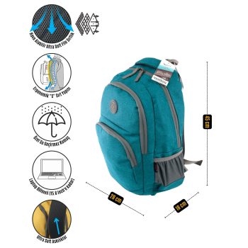 qoolbag Sandero Okul Çantası - civit - Görsel 7