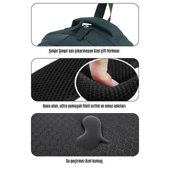 qoolbag Space Okul Çantası - Siyah - Görsel 9