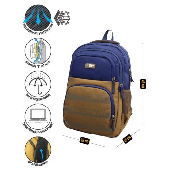 qoolbag Space Okul Çantası - Lacivert - Görsel 3