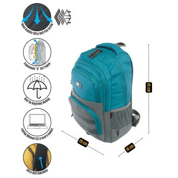 qoolbag Space Okul Çantası - Civit - Görsel 7