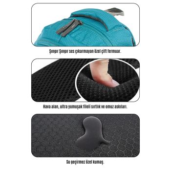 qoolbag Space Okul Çantası - Civit - Görsel 8