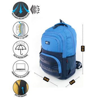 qoolbag Space Okul Çantası - Saks - Görsel 5