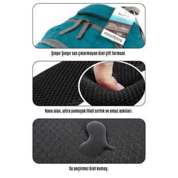 qoolbag Jester Okul Çantası - civit - Görsel 9