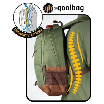 qoolbag Jester Okul Çantası - haki - Görsel 9