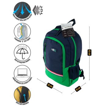 qoolbag Corsa Okul Çantası - Benetton (yeşil) - Görsel 3