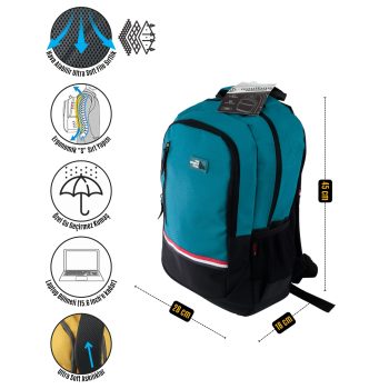 qoolbag Corsa Okul Çantası - civit - Görsel 8