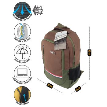 qoolbag Corsa Okul Çantası - haki - Görsel 8