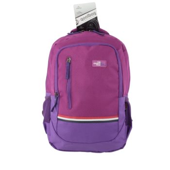 qoolbag Corsa Okul Çantası - mürdüm - Görsel 4