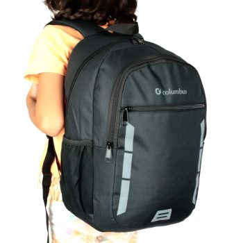 qoolbag Columbus Okul Sırt Çantası - Siyah - Görsel 8