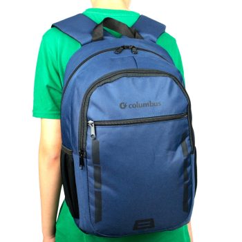 qoolbag Columbus Okul Sırt Çantası - Lacivert - Görsel 8