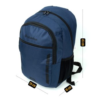 qoolbag Columbus Okul Sırt Çantası - Lacivert - Görsel 9
