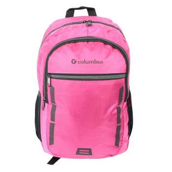 qoolbag Columbus Okul Sırt Çantası - Pembe - Görsel 7