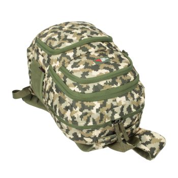 qoolbag Kamuflaj Okul Sırt Çantası - Kahverengi - Görsel 6